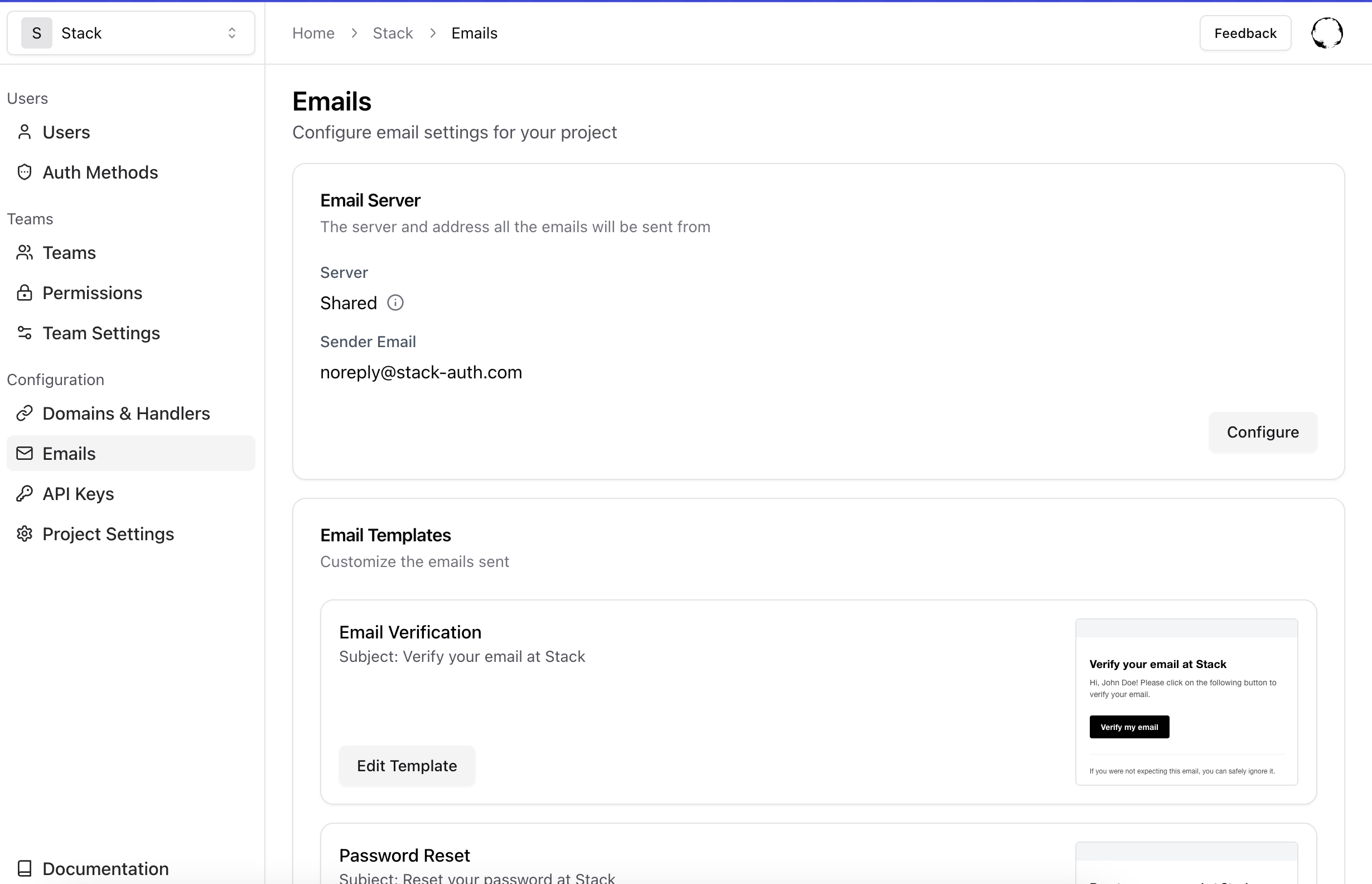 Email Dashboard